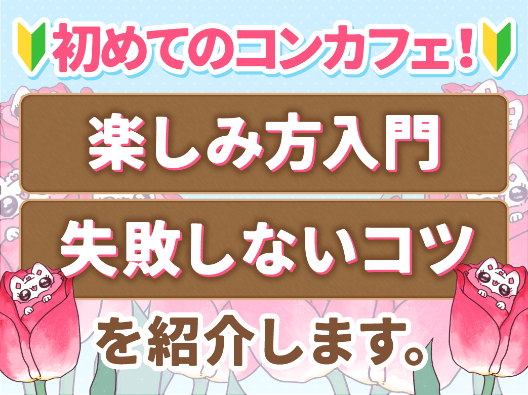 【決定版】初めてのコンカフェの楽しみ方！料金、マナーまで完全解説